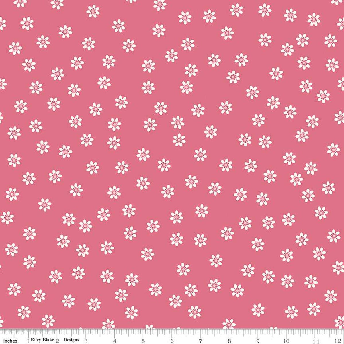 Riley Blake Bee Vintage Lula Tea Rose Floral Fabric