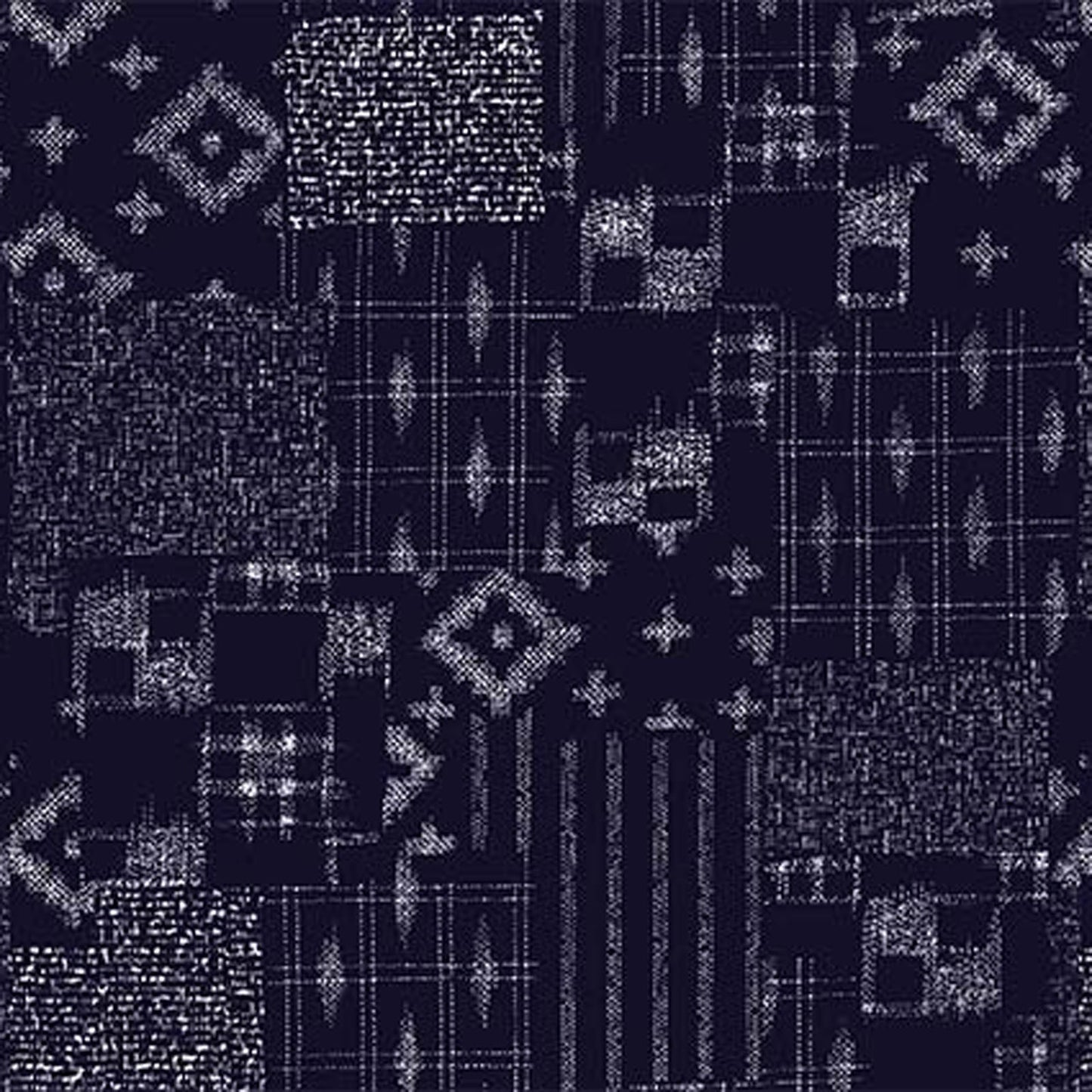 Traditional Patchwork Prints Indigo Japanese Fabric