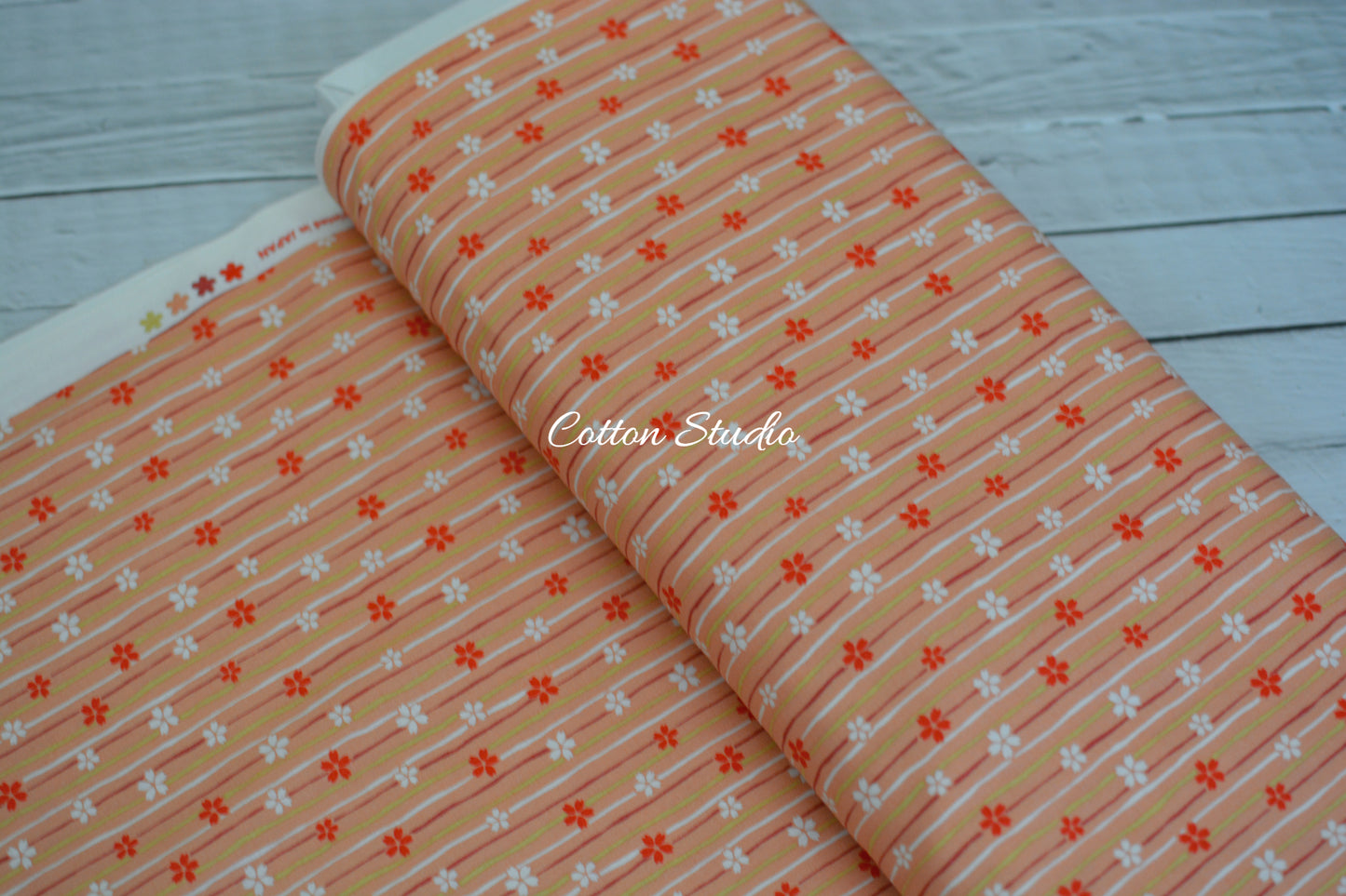 Iroha Komon Stripe and Sakura Kimono Pink Cosmo