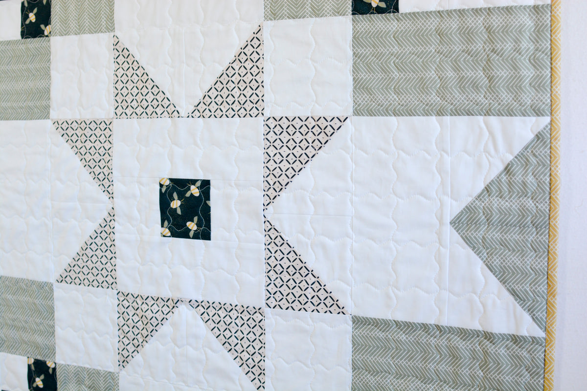 Super Star Baby Boy Quilt Kit - Sage 36" x 36"