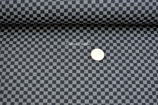 Ichimatsu Indigo Japanese Fabric