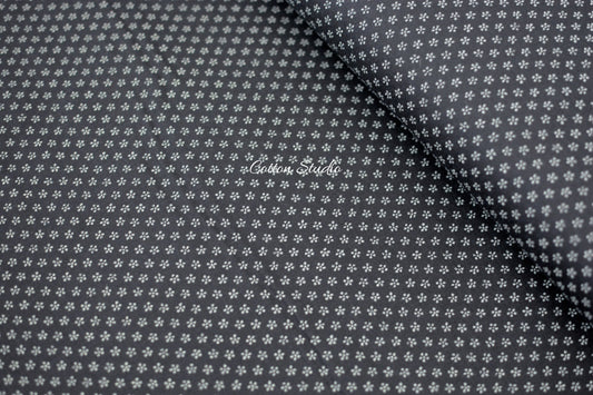 Tiny Sakura on Indigo Japanese Fabric