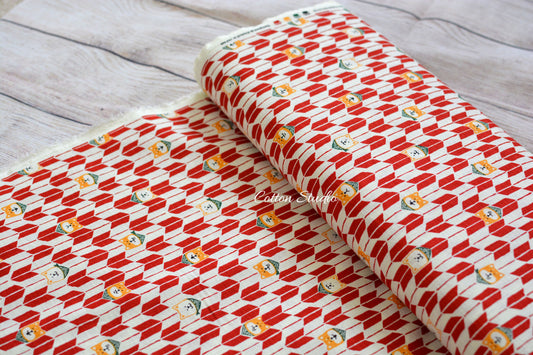 Remnant Shiba Inu Traditional Yagasuri Dogs Red