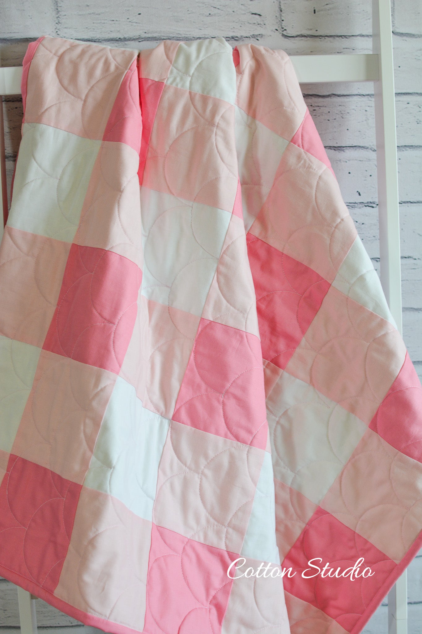 Gingham Quilt PDF Pattern Baby Lap