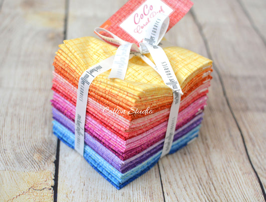 CoCo Coral Reef Fat Quarter Bundle Set Rainbow FQ0262