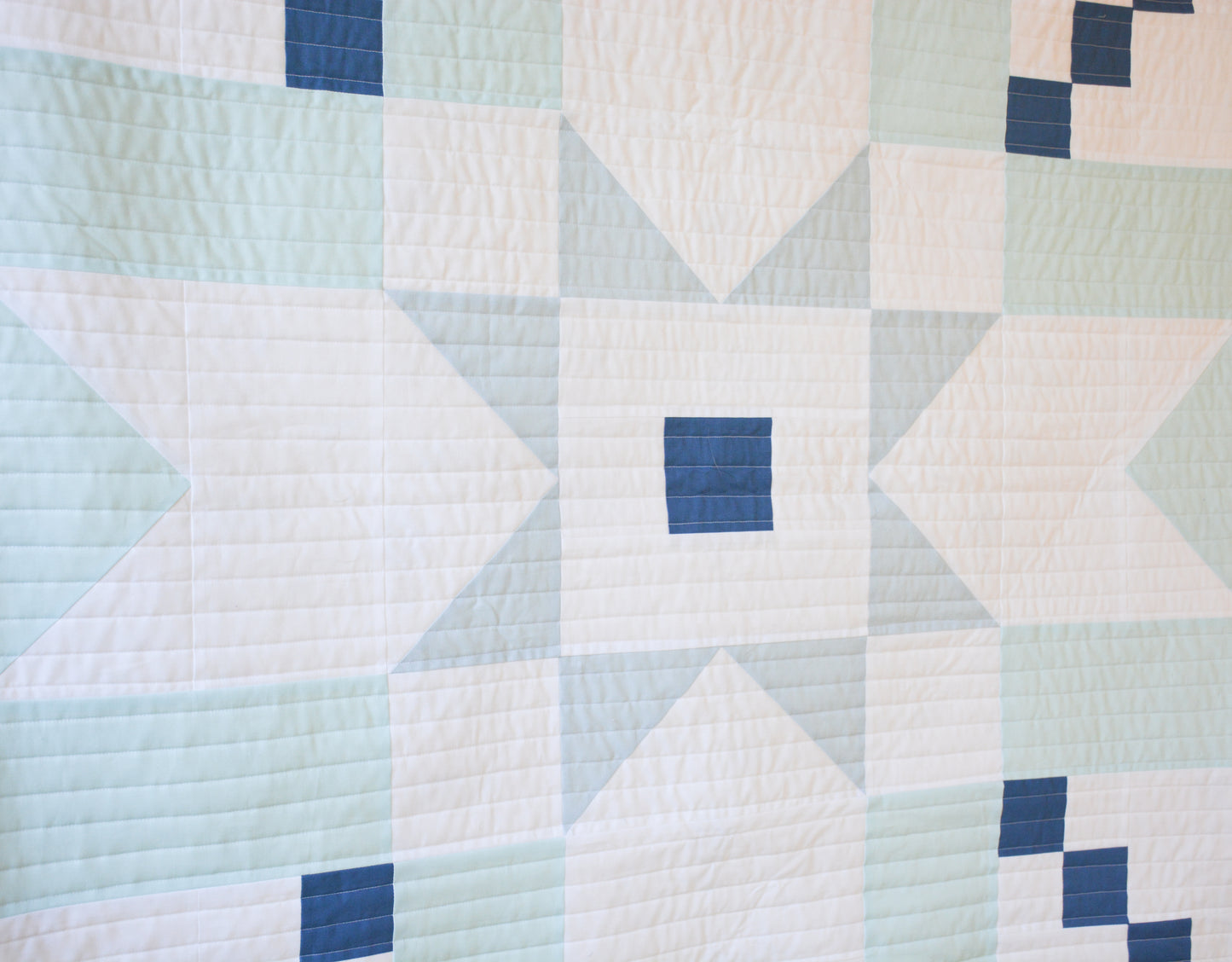 Super Star Baby Quilt Kit - Blue