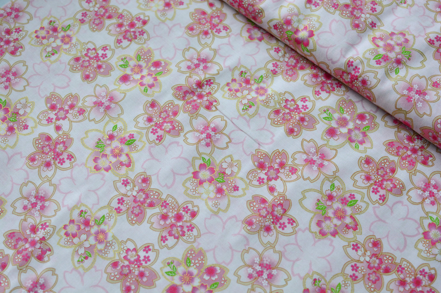 Sakura Light Pink Metallic Gold