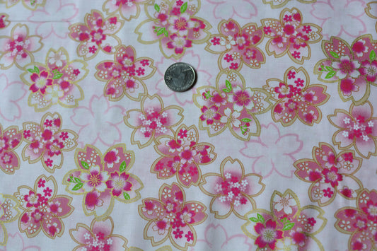 Sakura Light Pink Metallic Gold