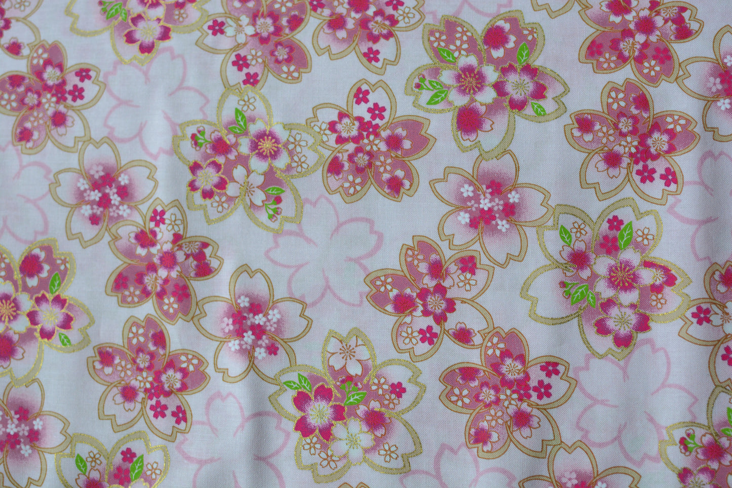 Sakura Light Pink Metallic Gold