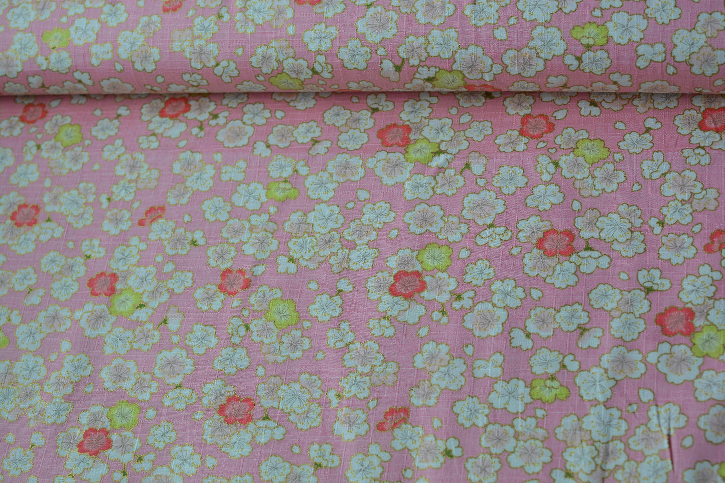 Sakura Pink Metallic Gold Accent - OSKikka Hokkoh