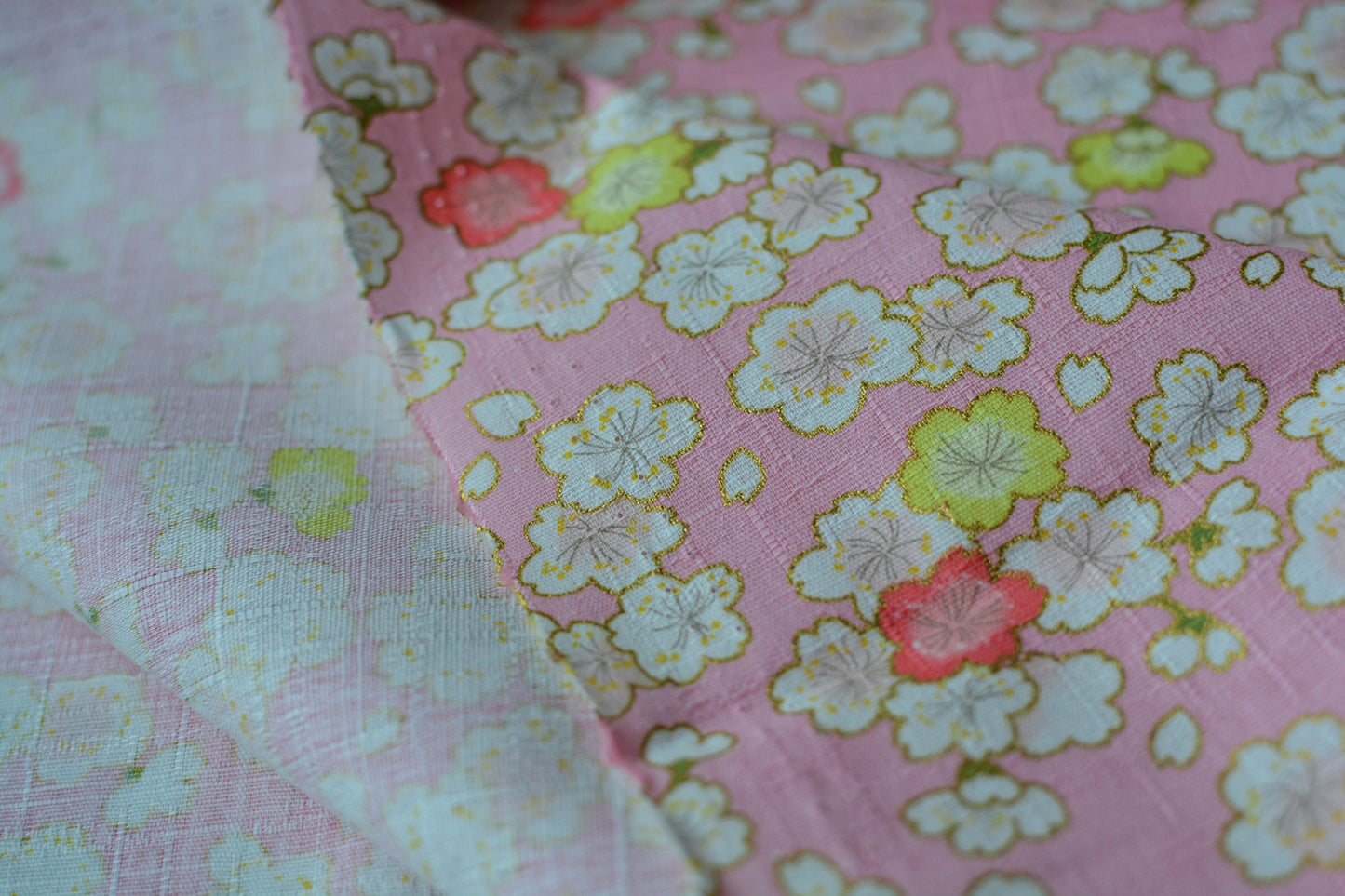 Sakura Pink Metallic Gold Accent - OSKikka Hokkoh
