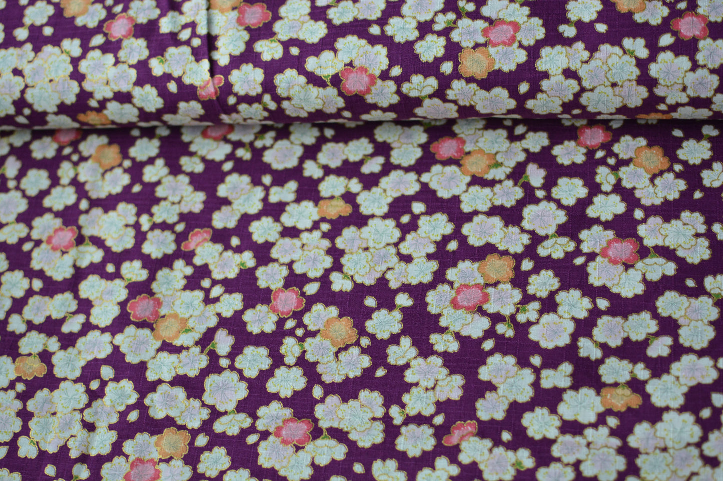 Sakura Purple Metallic Gold Accent - OSKikka Hokkoh