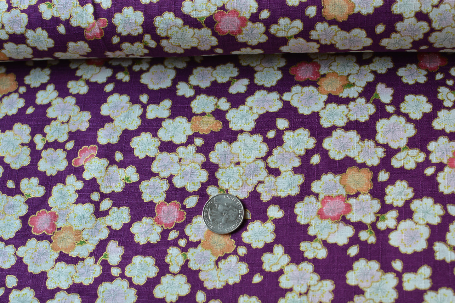 Sakura Purple Metallic Gold Accent - OSKikka Hokkoh