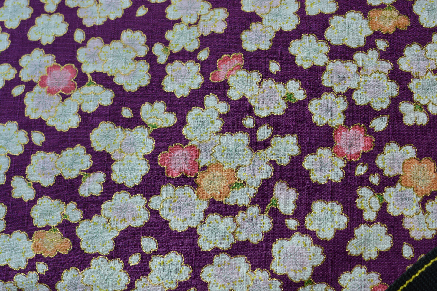 Sakura Purple Metallic Gold Accent - OSKikka Hokkoh