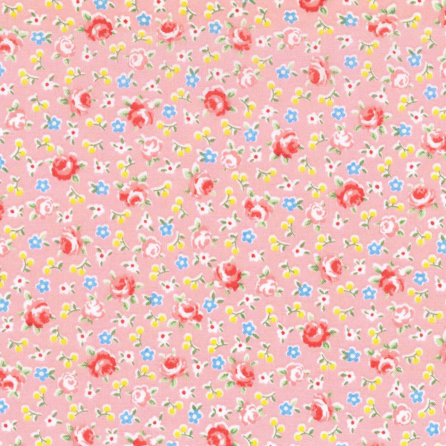 Japanese Fabric Happy Message 30's Pink