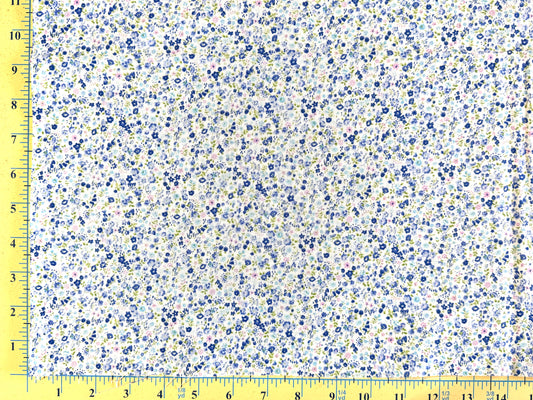 Japanese Fabric Flower Mist Tiny Blue Flowers