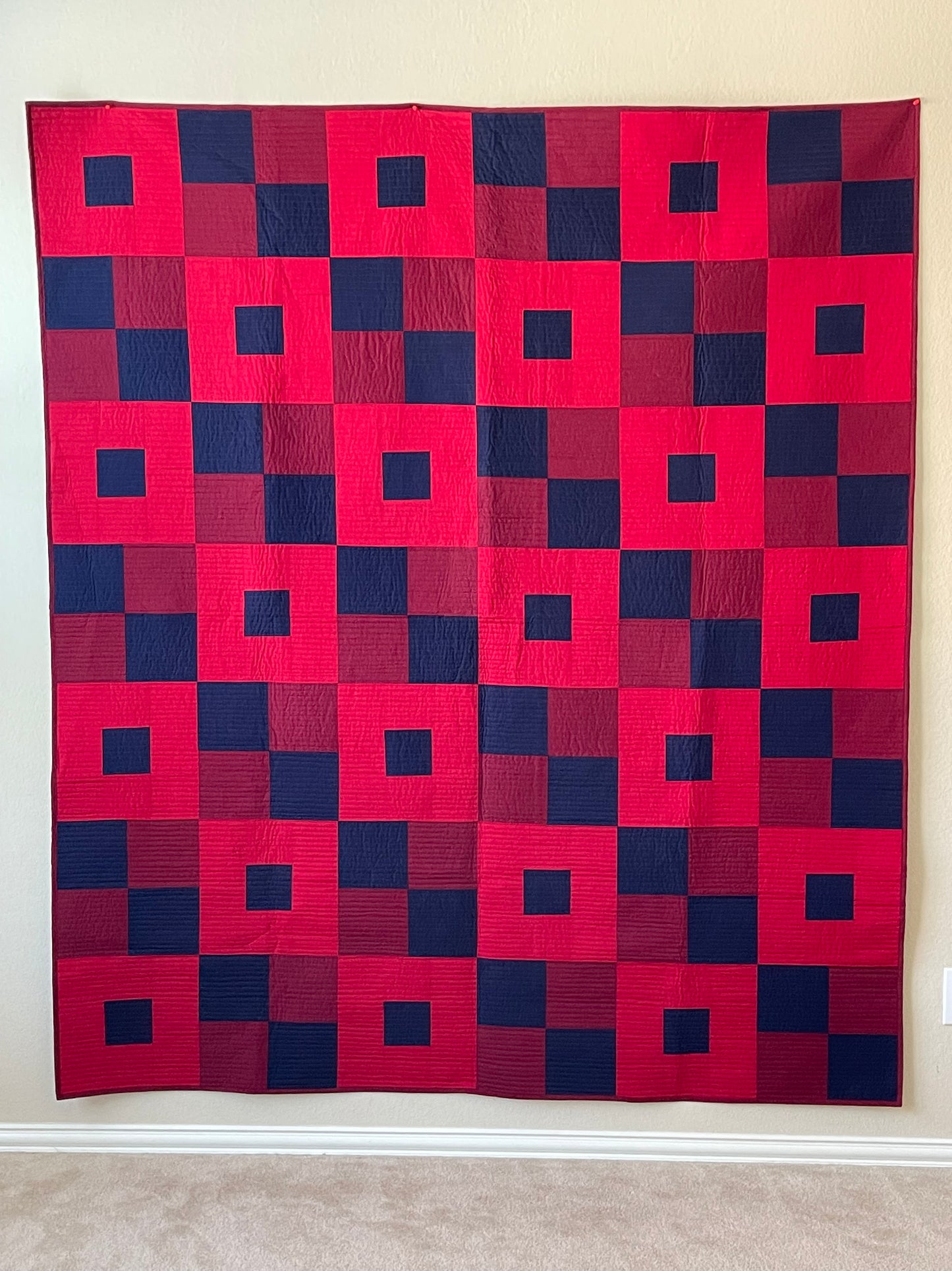 Little Boxes Easy Quilt Pattern 6 Size - PDF Download