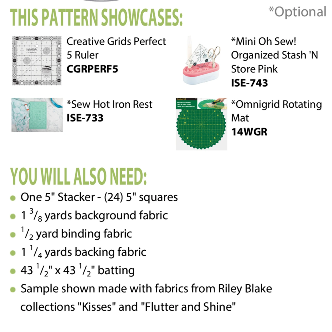 Cotton Candy Quilt Paper Pattern