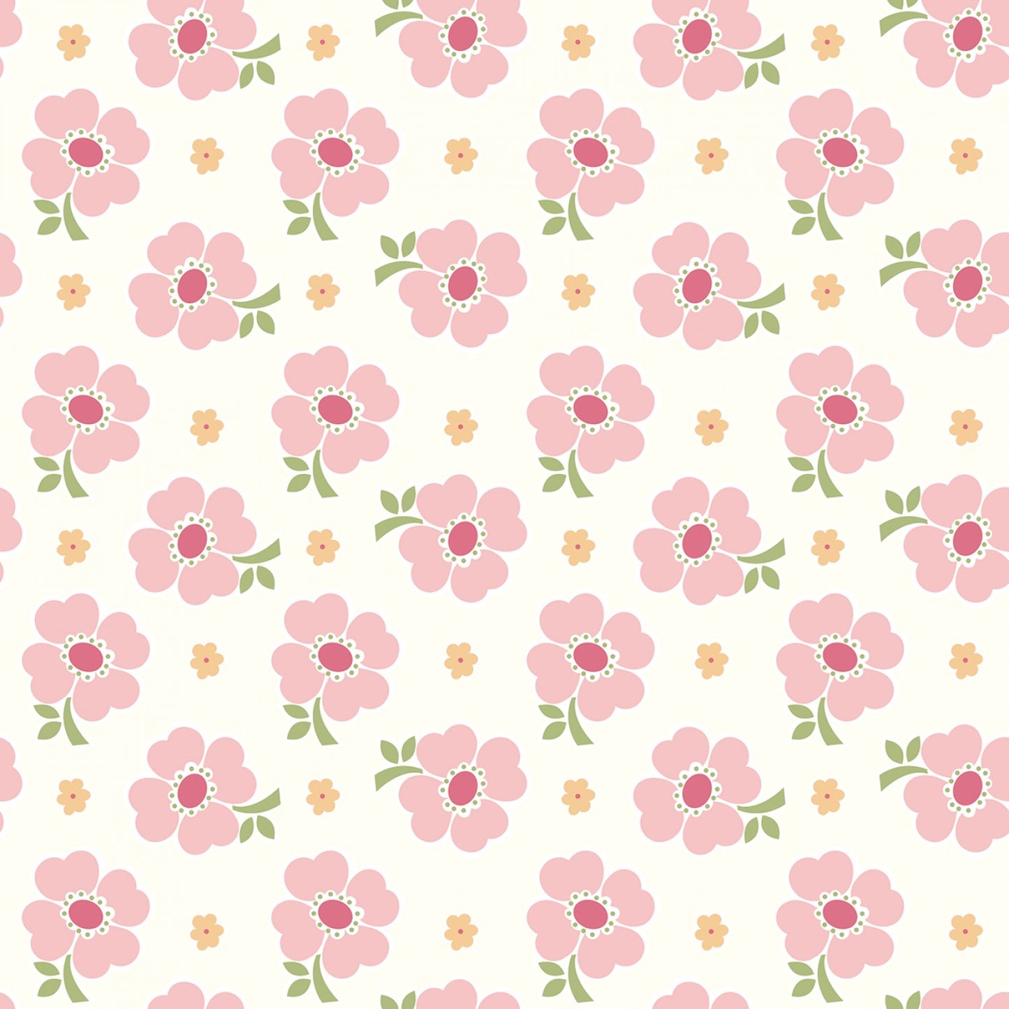 Bee Vintage Pink By Lori Holt Riley Blake 108" Wide Quilt Back Fabric