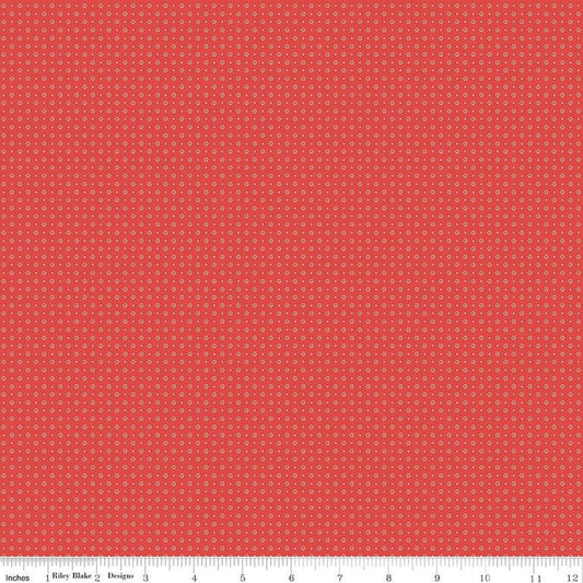 Riley Blake Always in Season Sprinkles Red Quilting Fabric