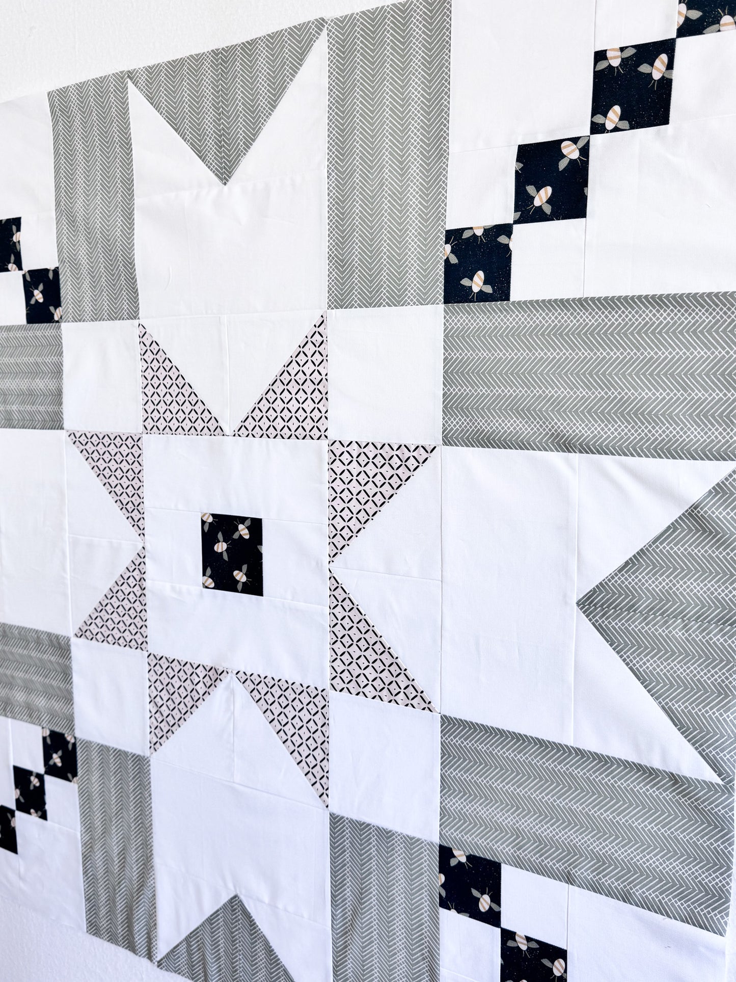 Super Star Baby Boy Quilt Kit - Sage 36" x 36"