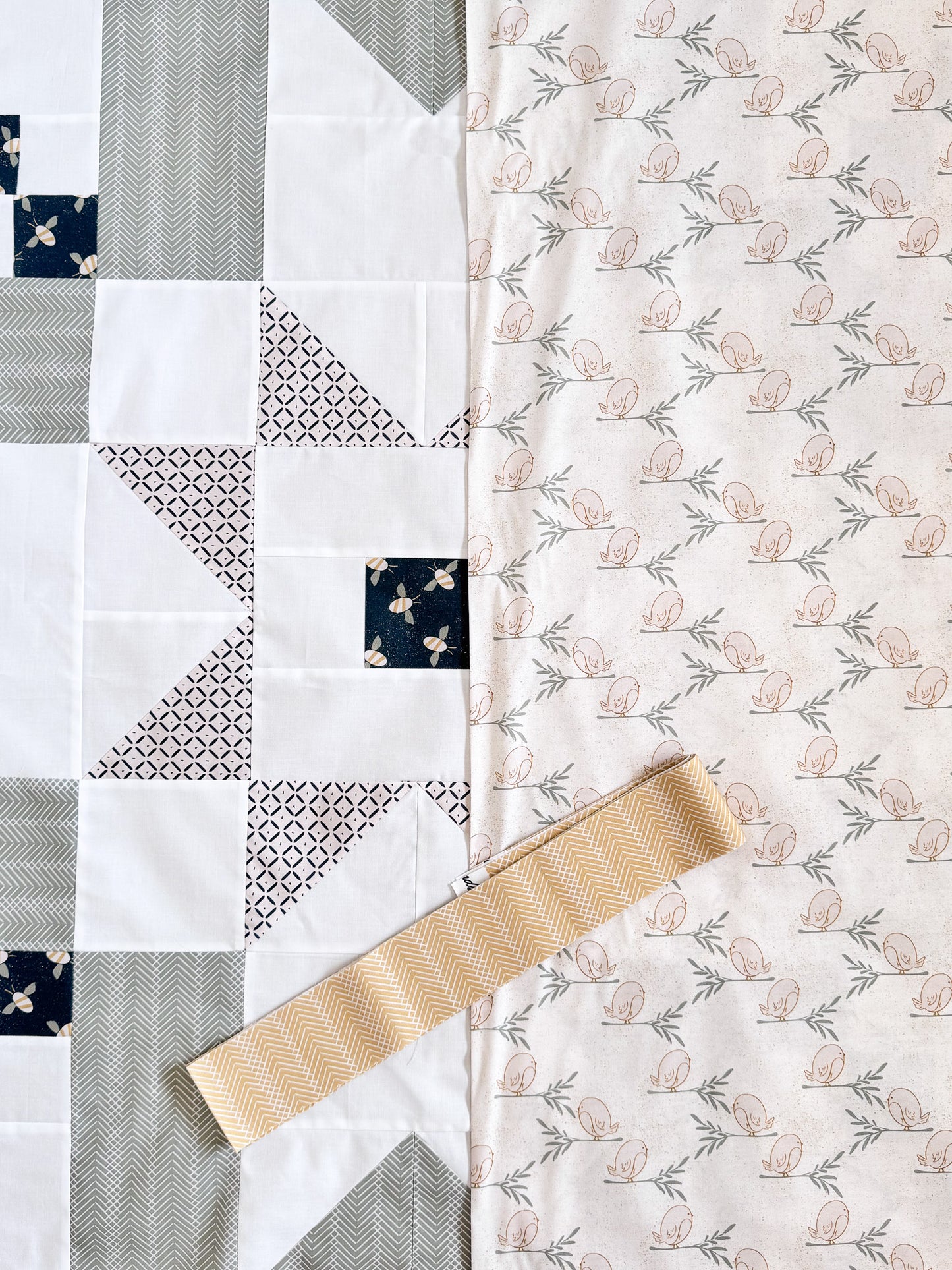 Super Star Baby Boy Quilt Kit - Sage 36" x 36"