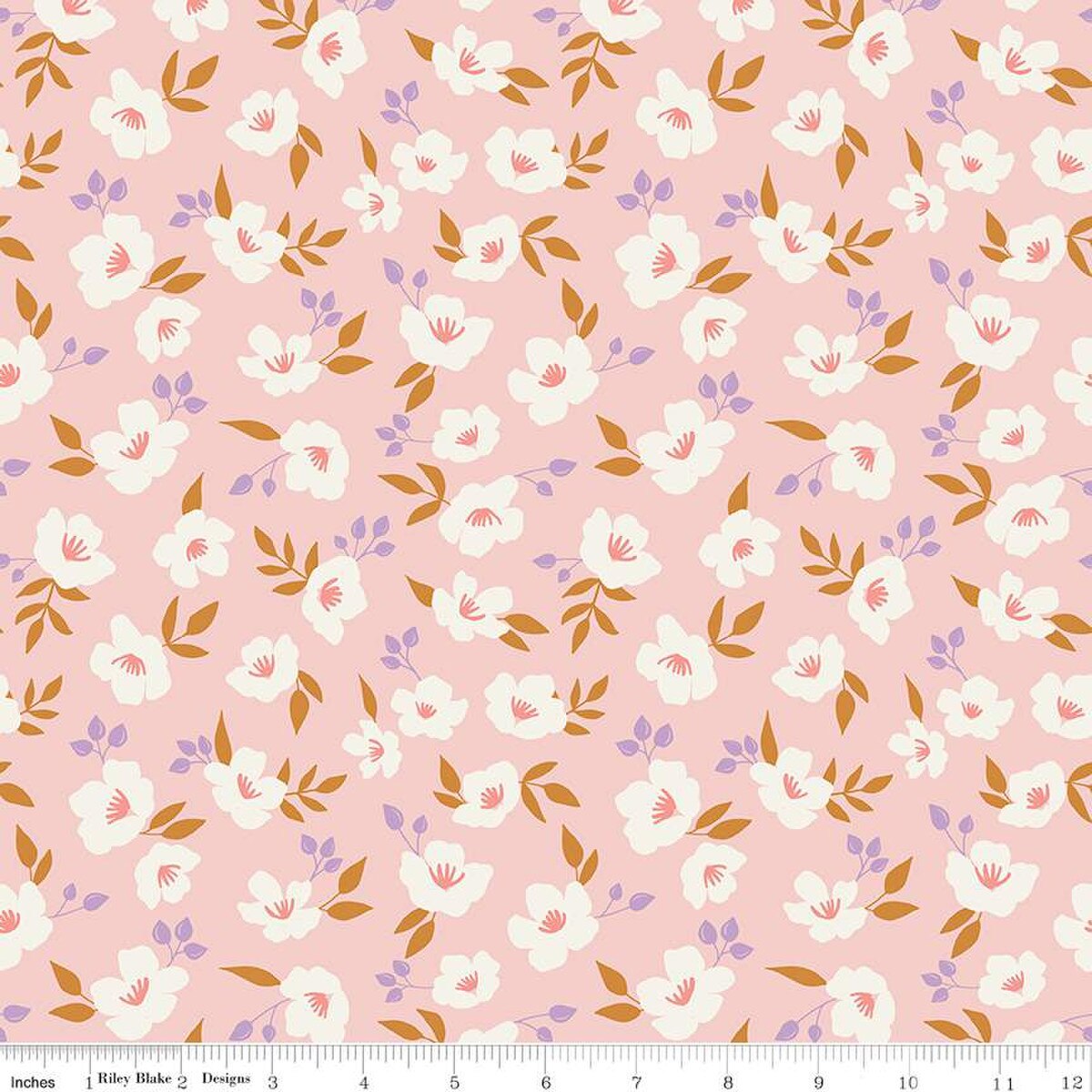 Let It Bloom Flowing Floral Blush C14282-BLUSH Riley Blake Designs