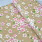 Cherry Blossoms Kimono Print Sakura on Beige Japanese Fabric