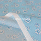 Japanese Fabric Happy Message 30's Flowers Blue