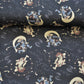 Remnant Raijin Furaijin God of Thunder and Wind Black Japanese Fabric 14"L