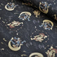 Remnant Raijin Furaijin God of Thunder and Wind Black Japanese Fabric 14"L