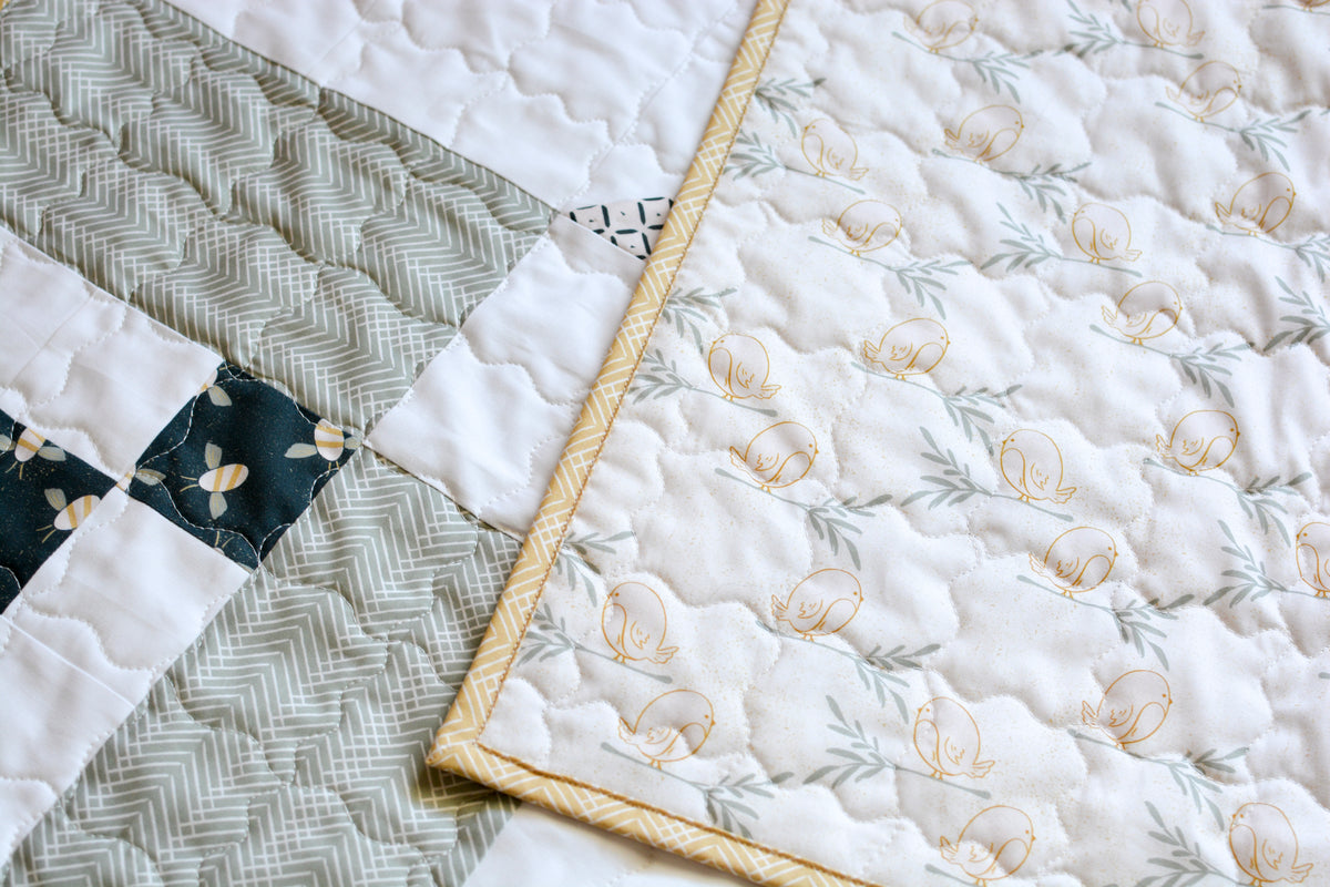 Super Star Baby Boy Quilt Kit - Sage 36" x 36"