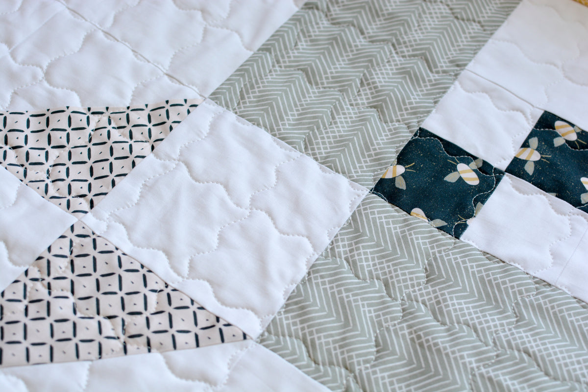 Super Star Baby Boy Quilt Kit - Sage 36" x 36"