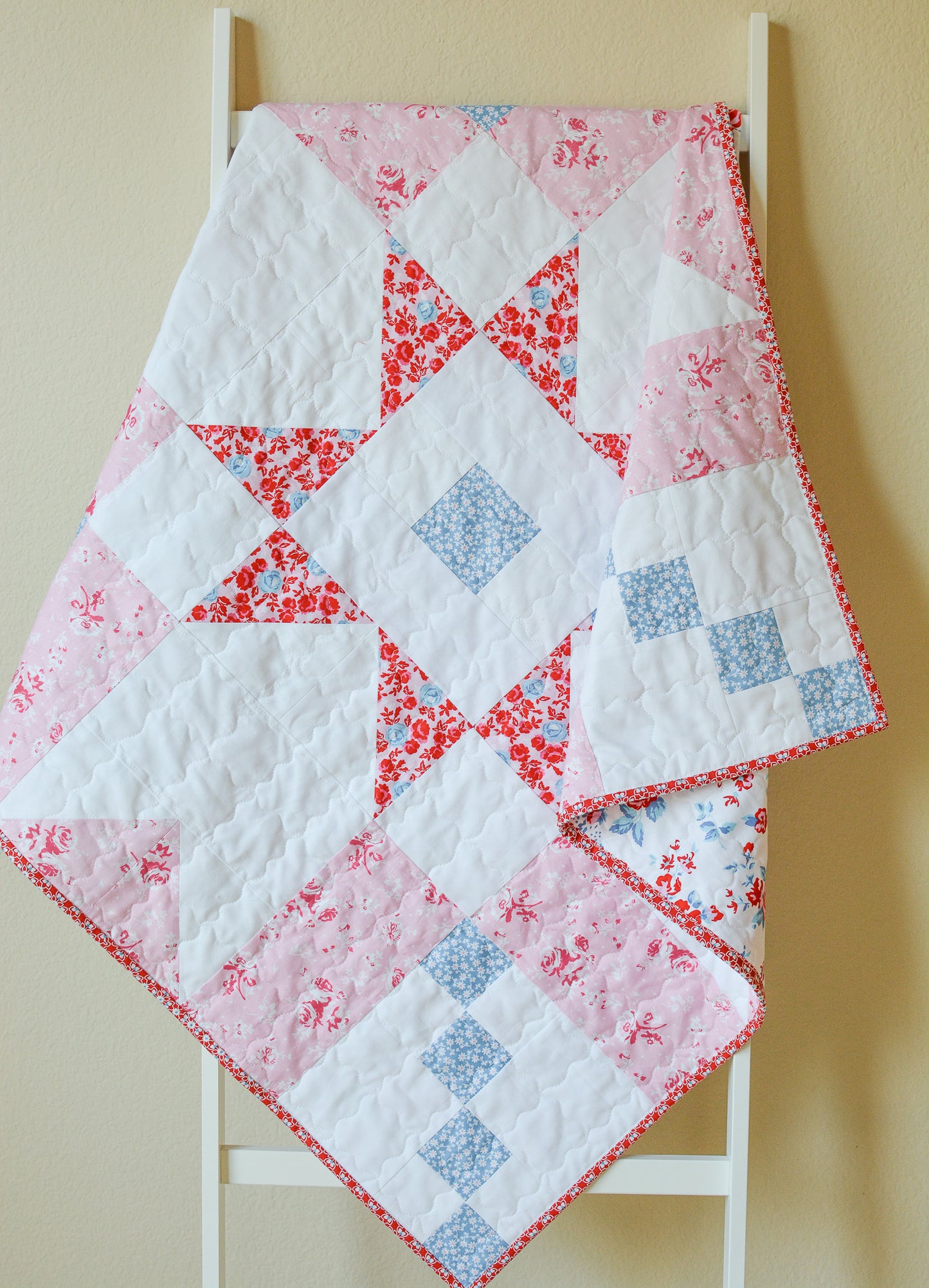 Super Star Baby Girl Quilt Kit 36" x 36" - Elise