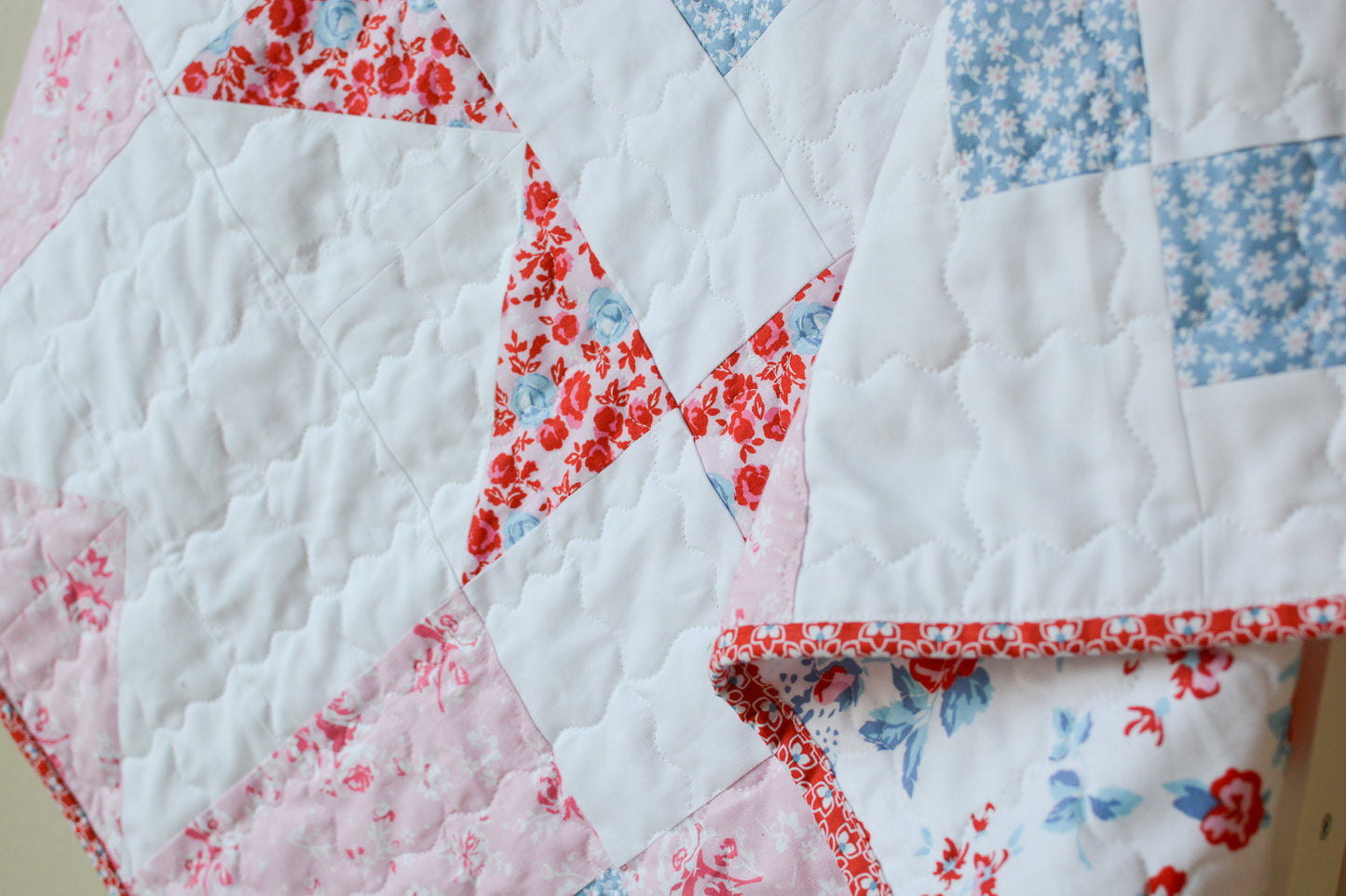 Super Star Baby Girl Quilt Kit 36" x 36" - Elise