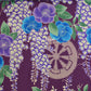 Kokka Classic Japan Wisteria Flowers Purple Kimono Inspired Japanese Fabric