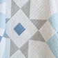Super Star Baby Quilt Kit - Gingham Boy Quilt 48" x 48"