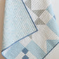 Super Star Baby Quilt Kit - Gingham Boy Quilt 36" x 36"