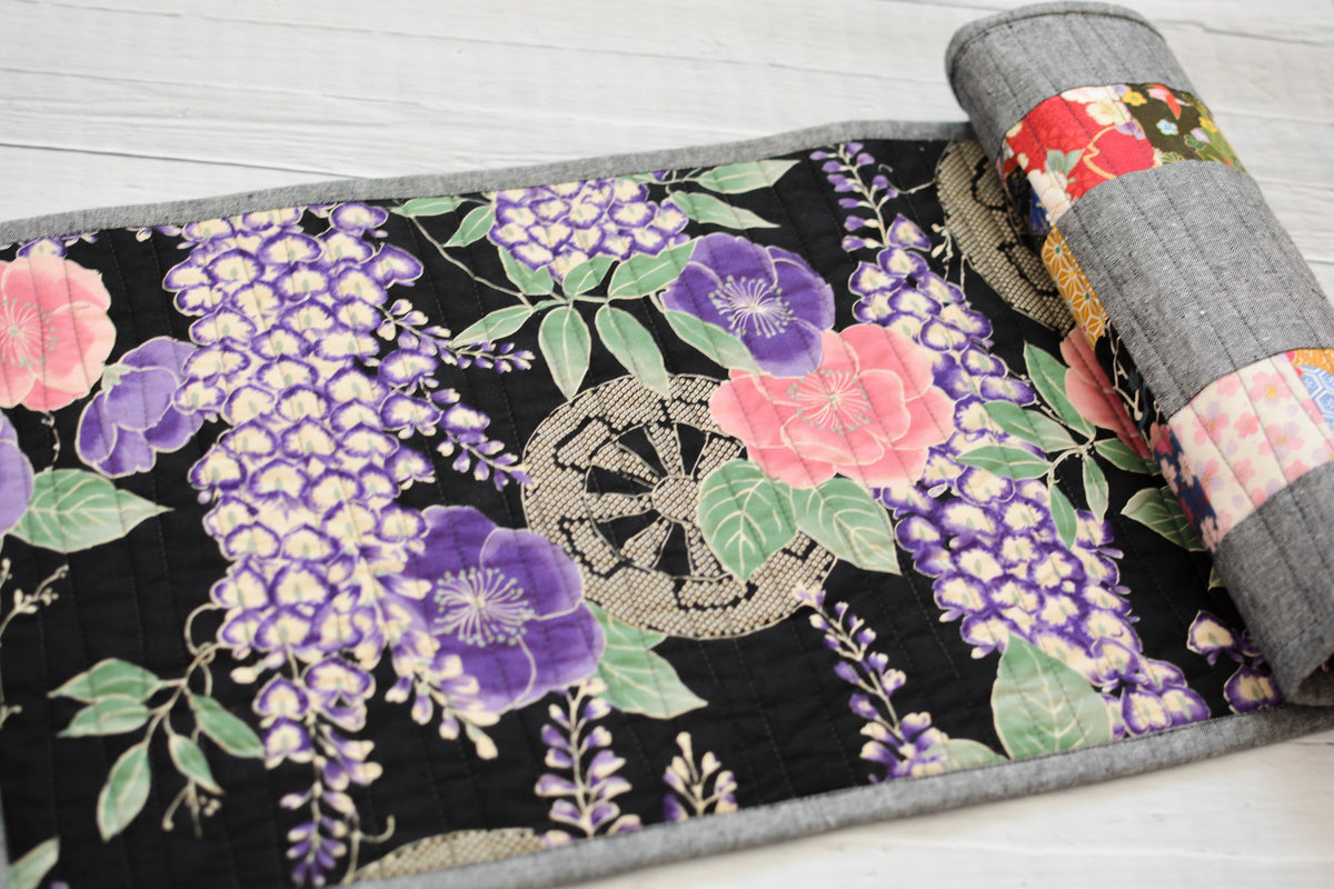 Table Runner Quilt Kit with Japanese Fabrics