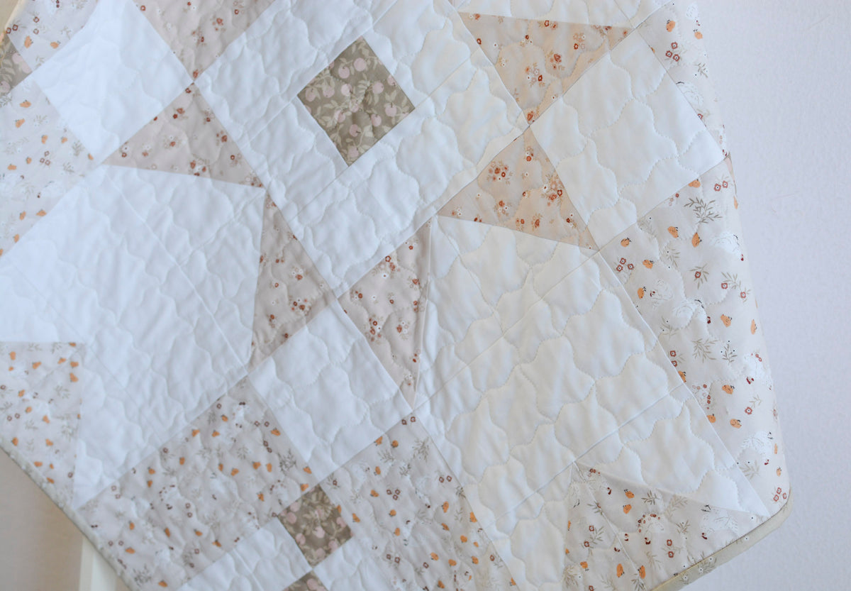 Super Star Baby Girl Quilt Kit 36" x 36" - Primrose and Parsley