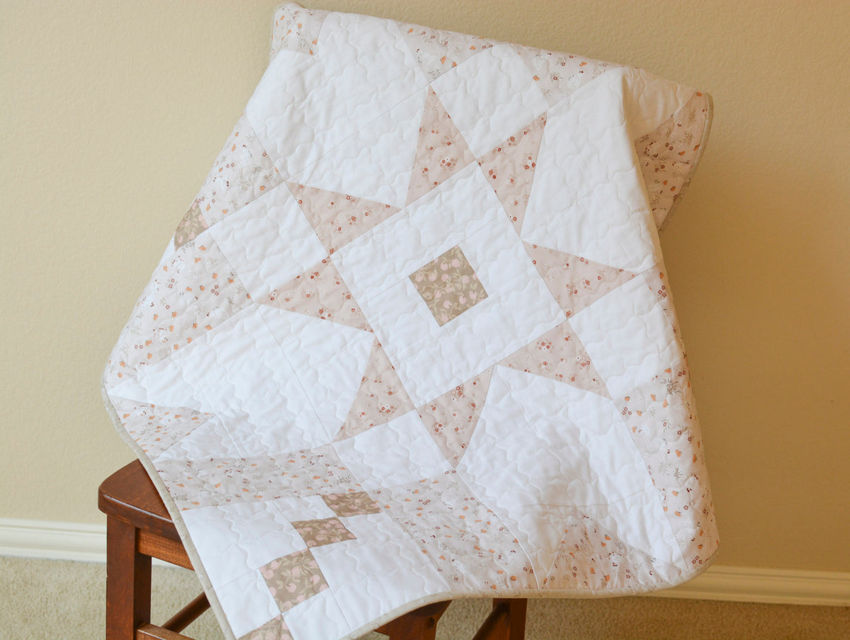 Super Star Baby Girl Quilt Kit 36" x 36" - Primrose and Parsley