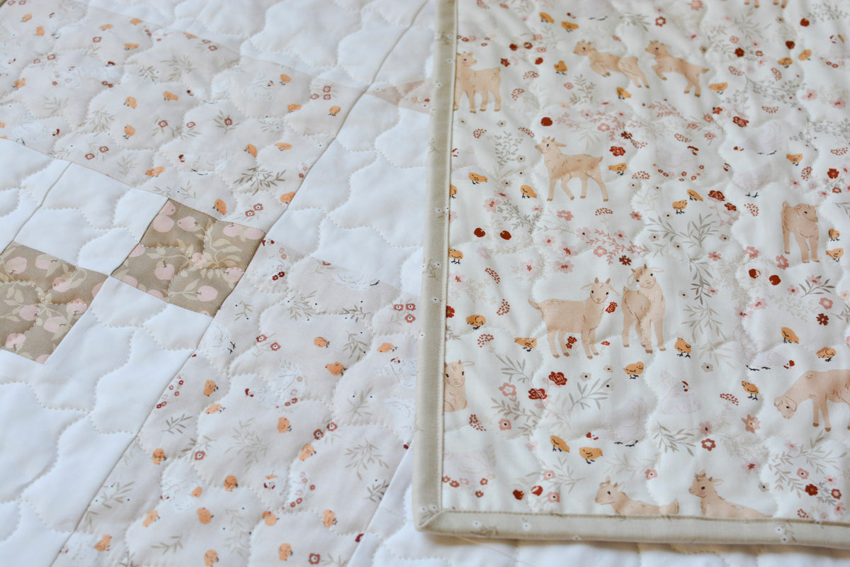Super Star Baby Girl Quilt Kit 36" x 36" - Primrose and Parsley