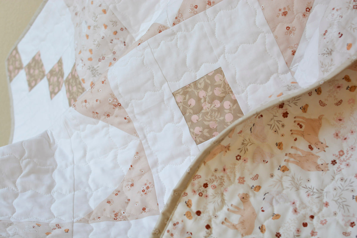 Super Star Baby Girl Quilt Kit 36" x 36" - Primrose and Parsley