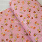 Owls Pink Japanese Fabric