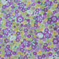 Cotton Kobayashi Cats and Flowers Purple