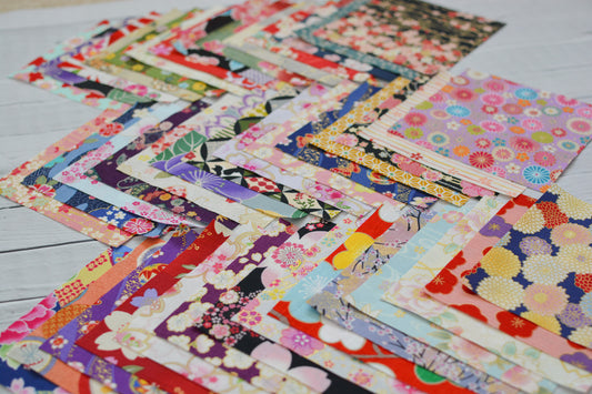 Japanese Fabric Charm Pack 5" x 5" squares - 42 pieces assortment of all different prints