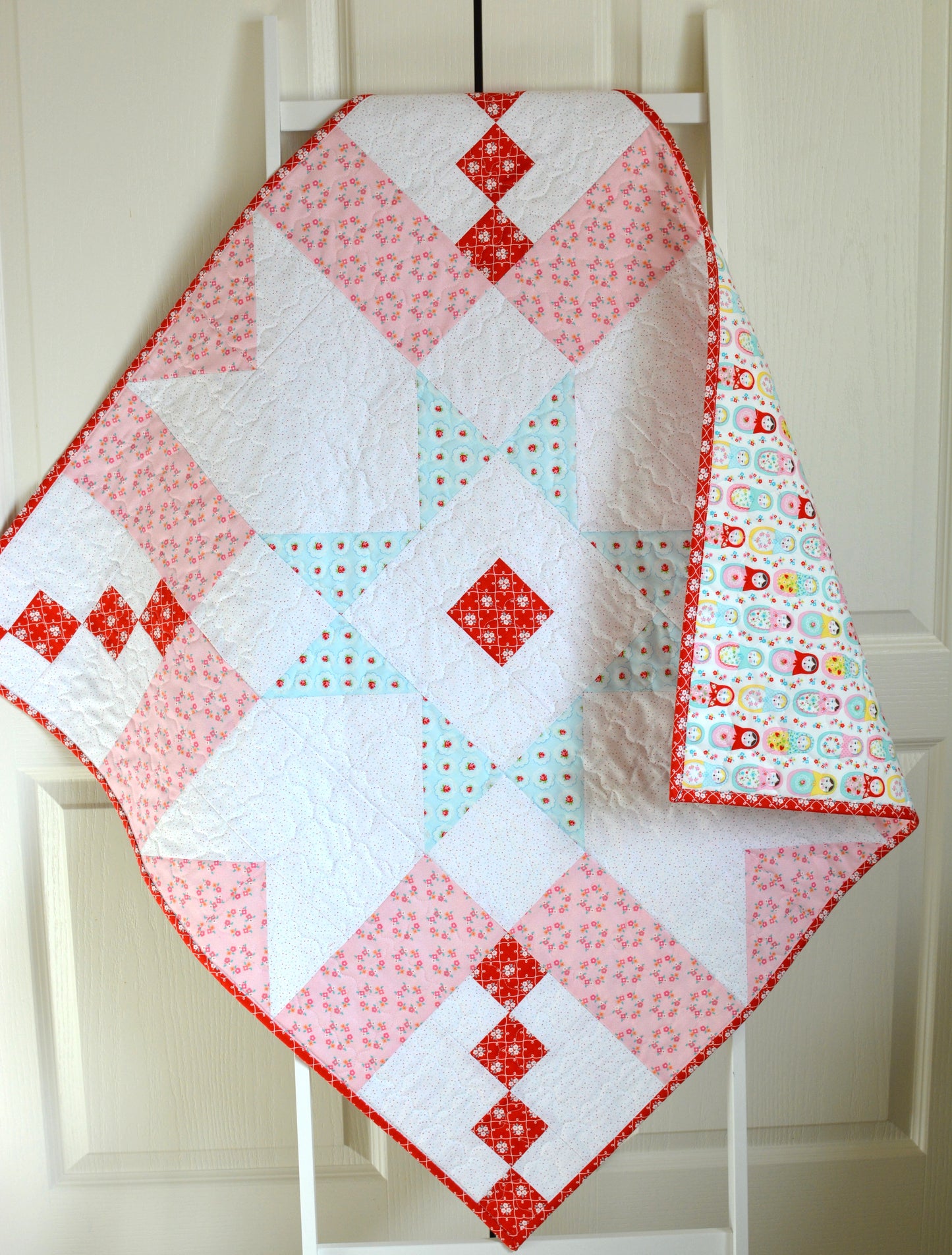 Super Star Baby Girl Quilt Kit - Market Day 36" x 36"