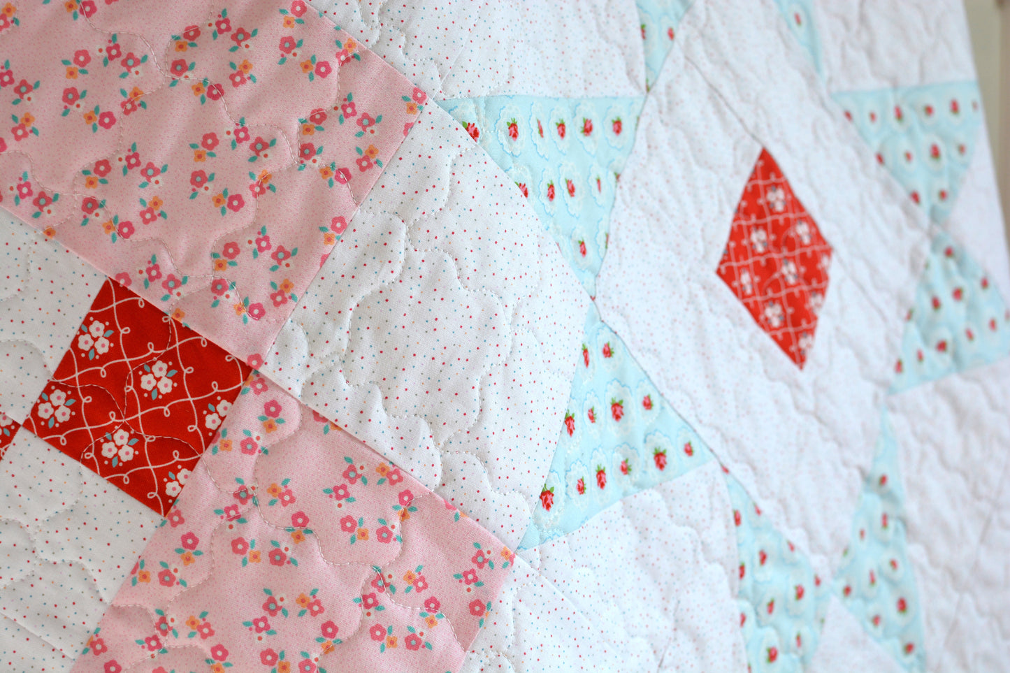 Super Star Baby Girl Quilt Kit - Market Day 36" x 36"