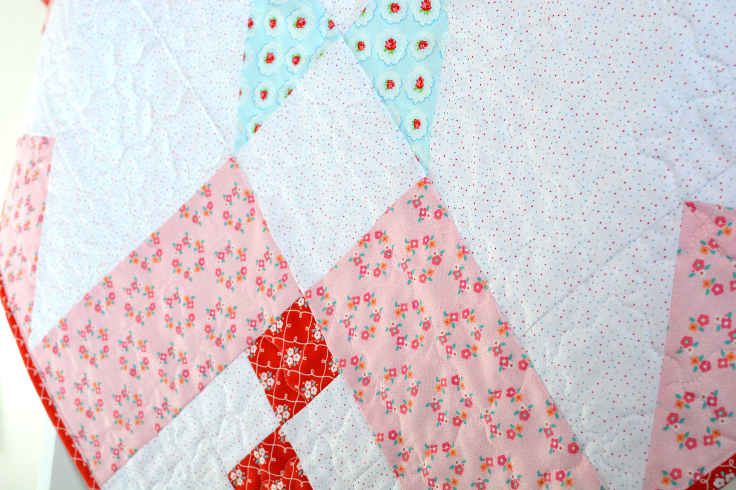 Super Star Baby Girl Quilt Kit - Market Day 36" x 36"