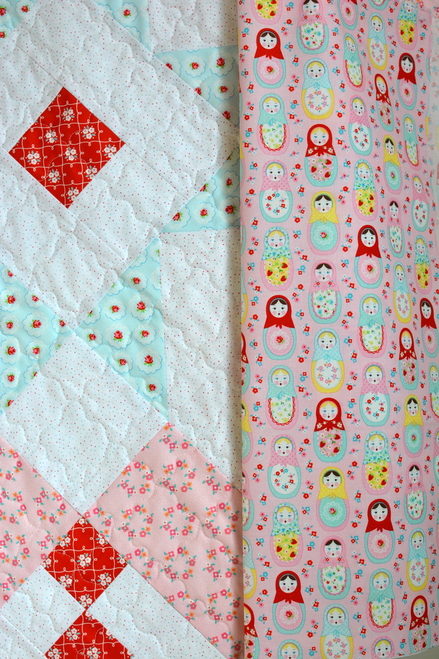 Super Star Baby Girl Quilt Kit - Market Day 36" x 36"